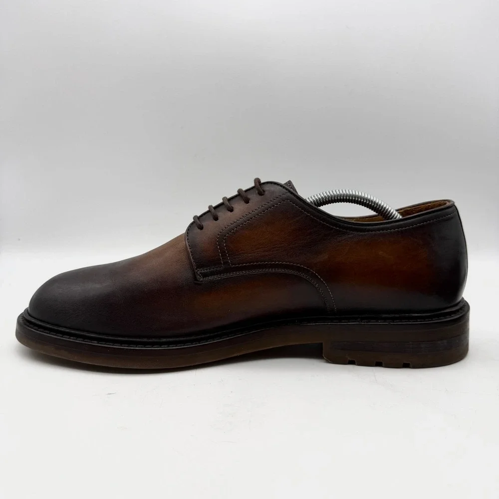 Magnanni Derby 2 Tone Brown 24006 Men's Size US 9.5 EU 44.5